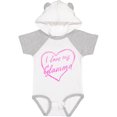thumbnail image 3 of Inktastic I Love My Glamma in Pink Chalk Heart Boys or Girls Baby Bodysuit, 3 of 5