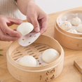 thumbnail image 2 of Juego/100 piezas; Papel vaporizador redondo; Papel de hornear; Papel desechable de aceite de silicona para barbacoa; papel para vaporera; Papel humeante Xiaolongbao, 2 of 8