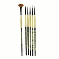 thumbnail image 2 of FM Brush Black Gold Short Handle Brush, Mini Fan, 2 of 2