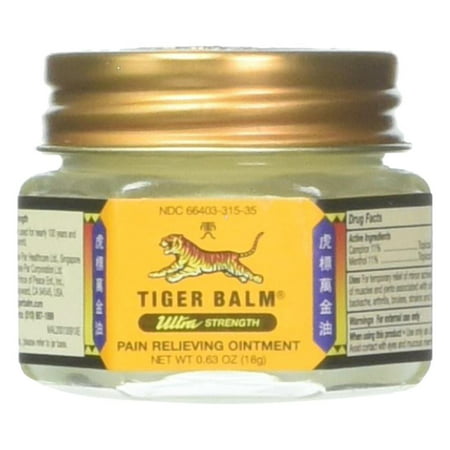 Ultra Strength Pain Relieving Ointment Non-Staining 18 gm, Provides soothing relief for aches and pains By Tiger