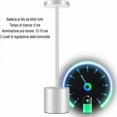 thumbnail image 4 of Lámpara de mesa inalámbrica Rewera, batería recargable de 1800 mAh, lámpara de noche de metal (dorada), 4 of 5