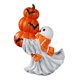 thumbnail image 1 of Figura decorativa de Halloween, espeluznante, coleccionable, divertida, de resina para repisas. Calabaza enorme, 1 of 9