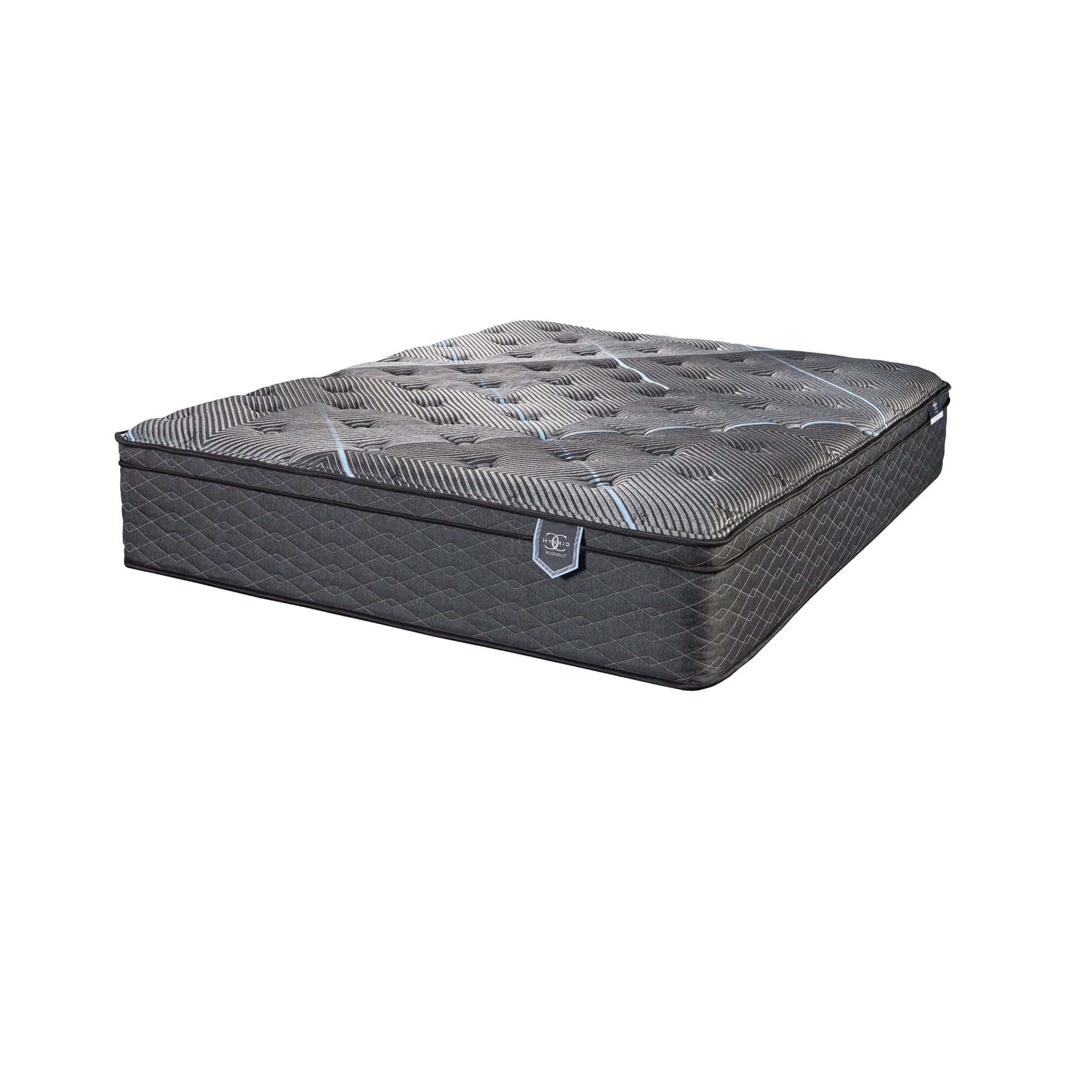 JERFIT 14" Twin Hybrid Cooling Gel Memory Foam Mattress, Euro Top Plush for Temperature Regulation Pressure Relief, Steel Reinforced