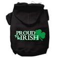 thumbnail image 3 of Pet Dog  Cat Hoodie Screen Printed, "Proud To Be Irish", 3 of 11