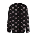 thumbnail image 5 of Valentine's Day Womens Sprint Shrugs or Sweaters Long Sleeve Cardigans for Women Lightweight Open Front Shrug Cardigan Love Heart print Dressy Casual Boho Oversized Cardigans, 5 of 5