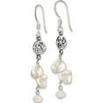 thumbnail image 2 of Sterling Silver Fwc Keshi Pearl And Moonstone Fancy Dangle Earrings (49.41 X 7.3) Made In Thailand qe13082, 2 of 5
