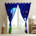 thumbnail image 3 of Jellyfish 30%-50% Blackout Curtains Ocean Themed Curtains,Marine Animal Bedroom Curtains Tropical Fish Print Window Curtains Sea Animal Decor Curtains,38"Wx45"L, 3 of 5
