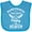 Turquoise, variant on Inktastic Handpicked for Earth by My Poppy in Heaven with Angel Wings` Boys or Girls Baby Bib