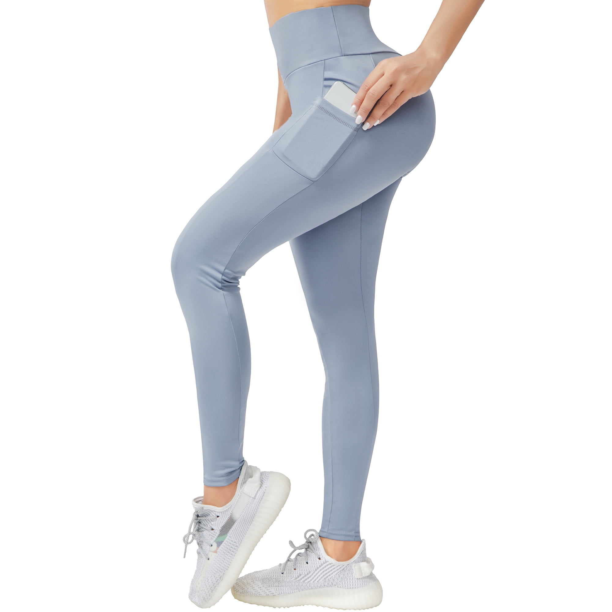 VENUZOR Women's Leggings with Pockets High Waist Yoga Pants Workout Sport Leggings  Fitness Tummy Control Booty Lift Pant - Walmart.com