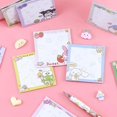 thumbnail image 3 of 4PCS/Set Kawaii Anime Hello Kittys Card Pochaccos Cinnamorolls Kuromis Melodys Roll Student Memo Note Book Office Message Post FGS, 3 of 7