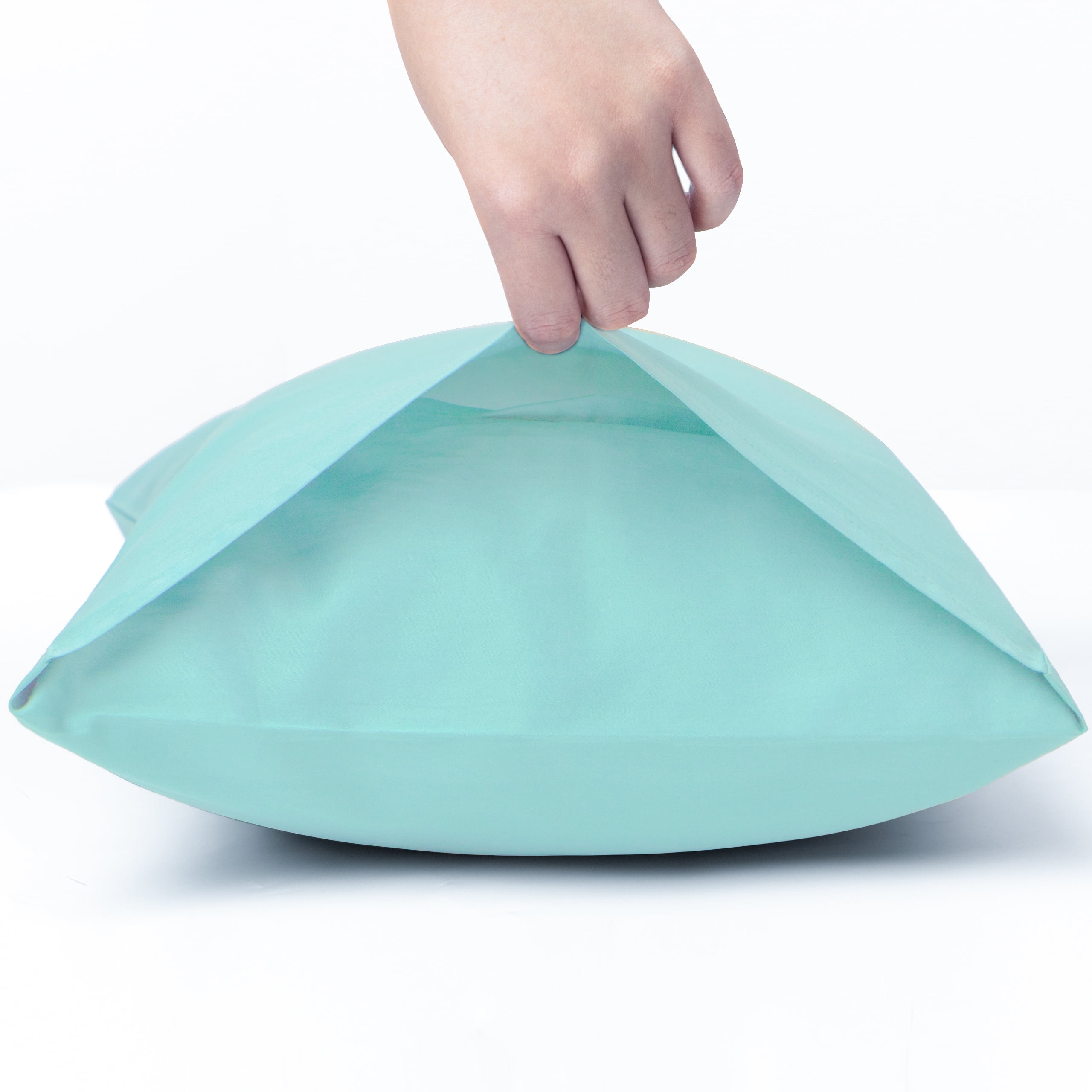 NTBAY 2 Pack 100% Egyptian Cotton Body Pillowcase with Envelope Closure,Soft and Easy Care Long Body Pillow Cover, 20" x 54", Aqua Blue