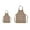 Grid, variant on Toptie Cotton Canvas Parent-Child Apron Set-Purple-Kid L/Adult L