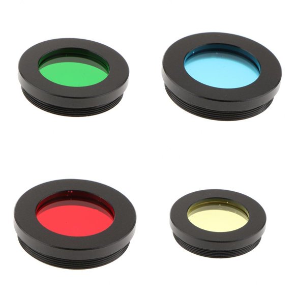 Conjunto de 4 Piezas de Lentes de Ocular Sunnimix 1.25 Pulgadas para Telescopio