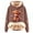 Bronze, variant on Womens Oversized Sweatshirts Casual Pullover Hoodie with Adorable Cow Print Fashion Long Sleeve Sweatshirt for Cozy Comfort Pullover Dark Gray M