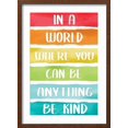 thumbnail image 2 of Art.com Rainbow Brave 6 Art Print by Kimberly Allen, Brown Frame Wall Art, 17" x 23", 2 of 5