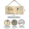 thumbnail image 4 of Dragonfly Those We Love Don't Go Away Hippie Wooden Vintage Sign Flower Daisy Wall Art Motivational Quote Rustic Sign Dragonfly Lovers Gift Loved for Livingroom Bedroom 6x12 inches, 4 of 6