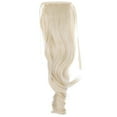 thumbnail image 4 of SAYFUT 18" 22" Straight/Curly Binding Tie up Ponytail Wrap Around Synthetic Hair Extensions Hairpiece One Piece, 4 of 5
