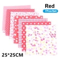 thumbnail image 1 of Zootealy 7Pcs/Set DIY Assorted Pattern Floral Printed Patchwork Cotton Fabric Cloth Sewing Quilting Cloth 250x250mm, 1 of 8