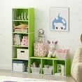 thumbnail image 5 of Furinno Luder 5-Tier Reversible Open Shelf Bookcase, Green, 5 of 7