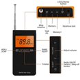 thumbnail image 4 of Portable Weather Radio FM AM Emergency Pocket Radio with Weather Warning Alarm Clock Mini Handheld, 4 of 5