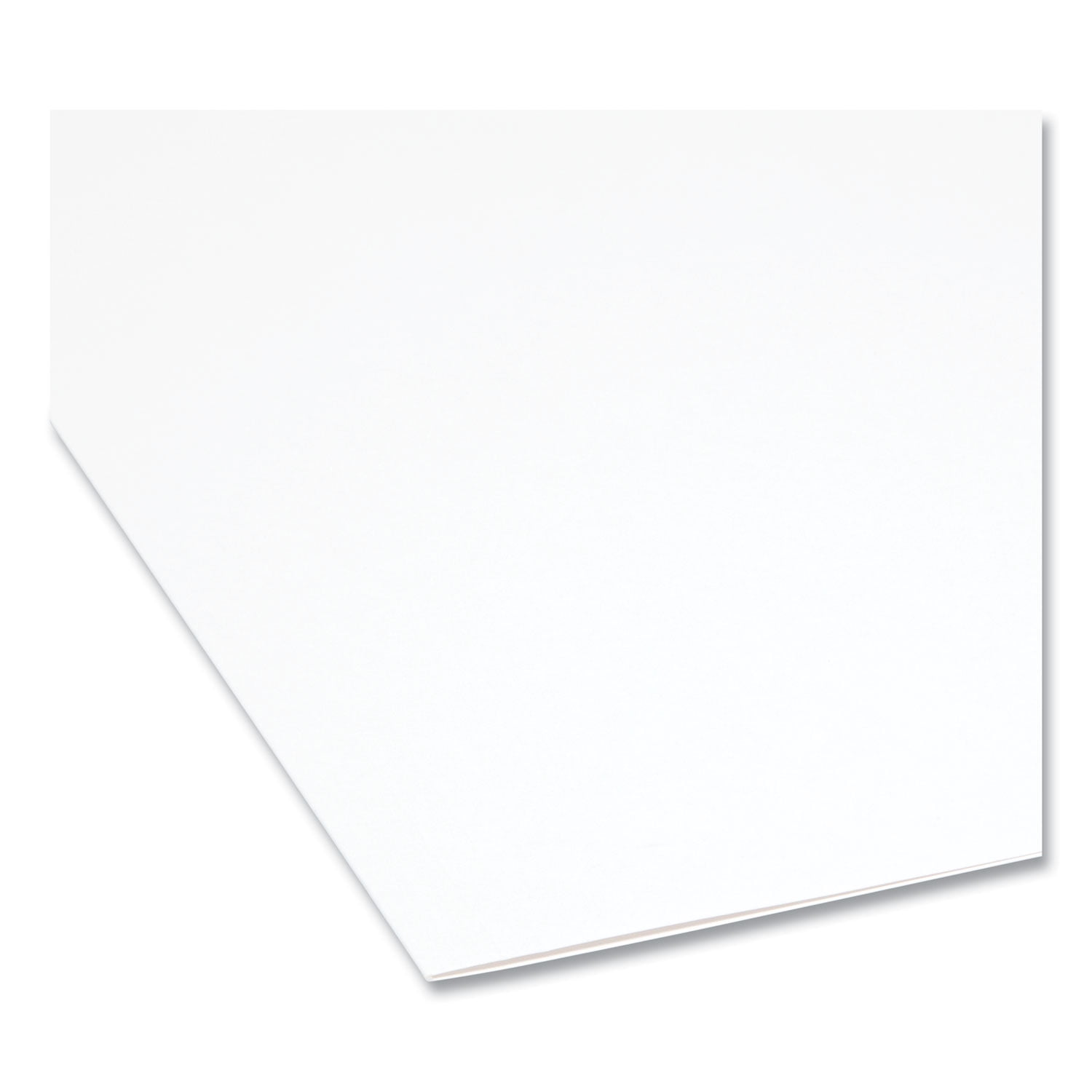 Smead 17834 File Folders, 1/3 Cut, Reinforced Top Tab, Legal, White, 100/Box