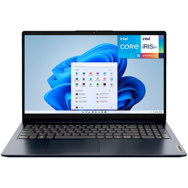 Laptop LENOVO Ideapad 1 15IAU7 Intel Core i5 1235U 8GB RAM 512GB SSD 15.6" TouchScreen Windows 11 Home Teclado en Ingles