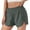 Army Green, variant on VERUGU Yoga Shorts for Women Running Shorts Sport Pant Elastic Waist Active Workout Pocket Shorts Navy L