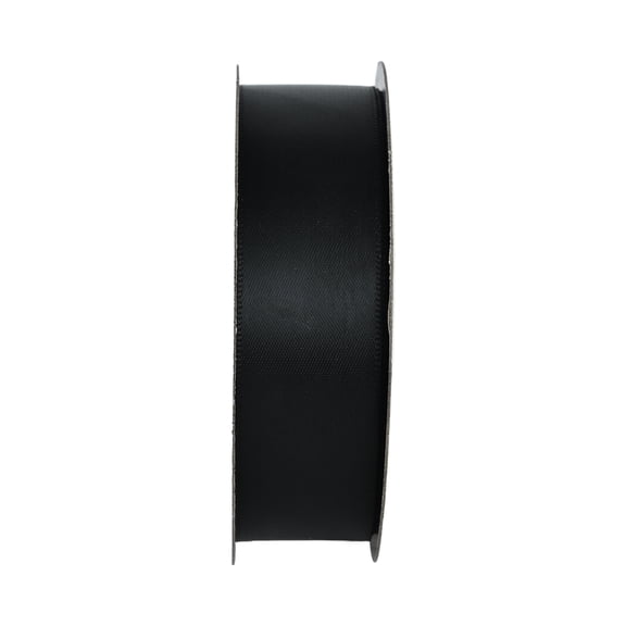 Gwen Studios 7/8" Black Satin Ribbon, 7 Yards