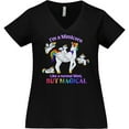 thumbnail image 3 of Inktastic I'm a Mimicorn, Like a Normal Mimi, but Magical Women's Plus Size V-Neck T-Shirt, 3 of 5