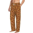 thumbnail image 2 of Uemuo Dachshund And Ball Pattern Men's Wide Leg Palazzo Lounge Pants with Pockets Light Weight Loose Comfy Casual Pajama Pants-XX-Large, 2 of 9