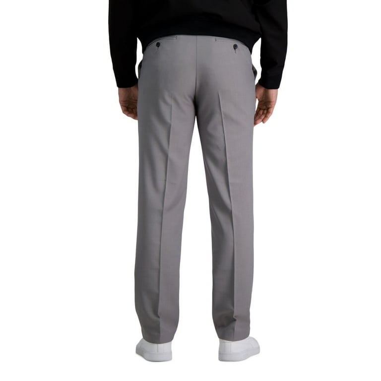 green emerald velvet dress Haggar Premium Comfort Broken Twill Dress Pants in Oatmeal
