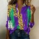 thumbnail image 4 of Blusas de Manga Larga para las Mujeres Impresas Casual Blusa de Cárdigan Suelta, Chaqueta de Estilo Denim Suave para la Capa de Primavera E Invierno, 4 of 5