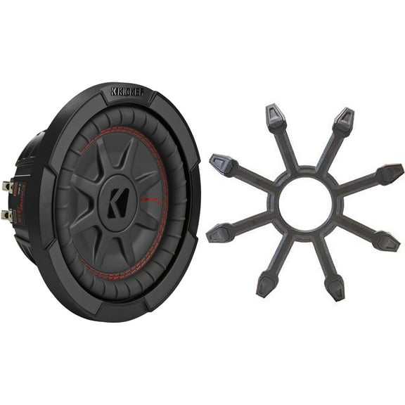 Kicker 48CWRT84 CompRT 8" Subwoofer, DVC, 4-ohm - Includes Grill