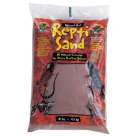 Zoo Med Laboratories Reptisand� All Natural Terrarium Sand Natural Red 10 Lbs
