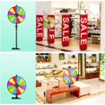 thumbnail image 2 of Heavy Duty Prize Wheel,24 Inch Prize Wheel Spinner with Stand,10 Color Slots,1Bracket,Dry Erase Kit - Wheel of Fortune Game for Carnival, Casino & Trade Show., 2 of 7