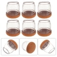 thumbnail image 4 of 8pcs Small Chair Leg Floor Protectors Furniture Chair Leg Protector Chair Leg Caps, 4 of 8