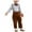 style-03 Brown, variant on Gubotare Baby Suits Boys Clothes Set Infant Tuxedo Long Sleeve Gentleman Suit Outfits Beret Hat Suspender Pants Bowtie Baby 0 3 Months,(Blue 0-3 Months)
