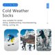 thumbnail image 3 of 1 par de calcetines de esquí de invierno para hombres y mujeres en clima frío Labymos  Medias, 3 of 7