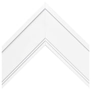 Frame My Mirror Framed Mirror, White Finish, 20 x 24, 3 Wide Frame Porter Design