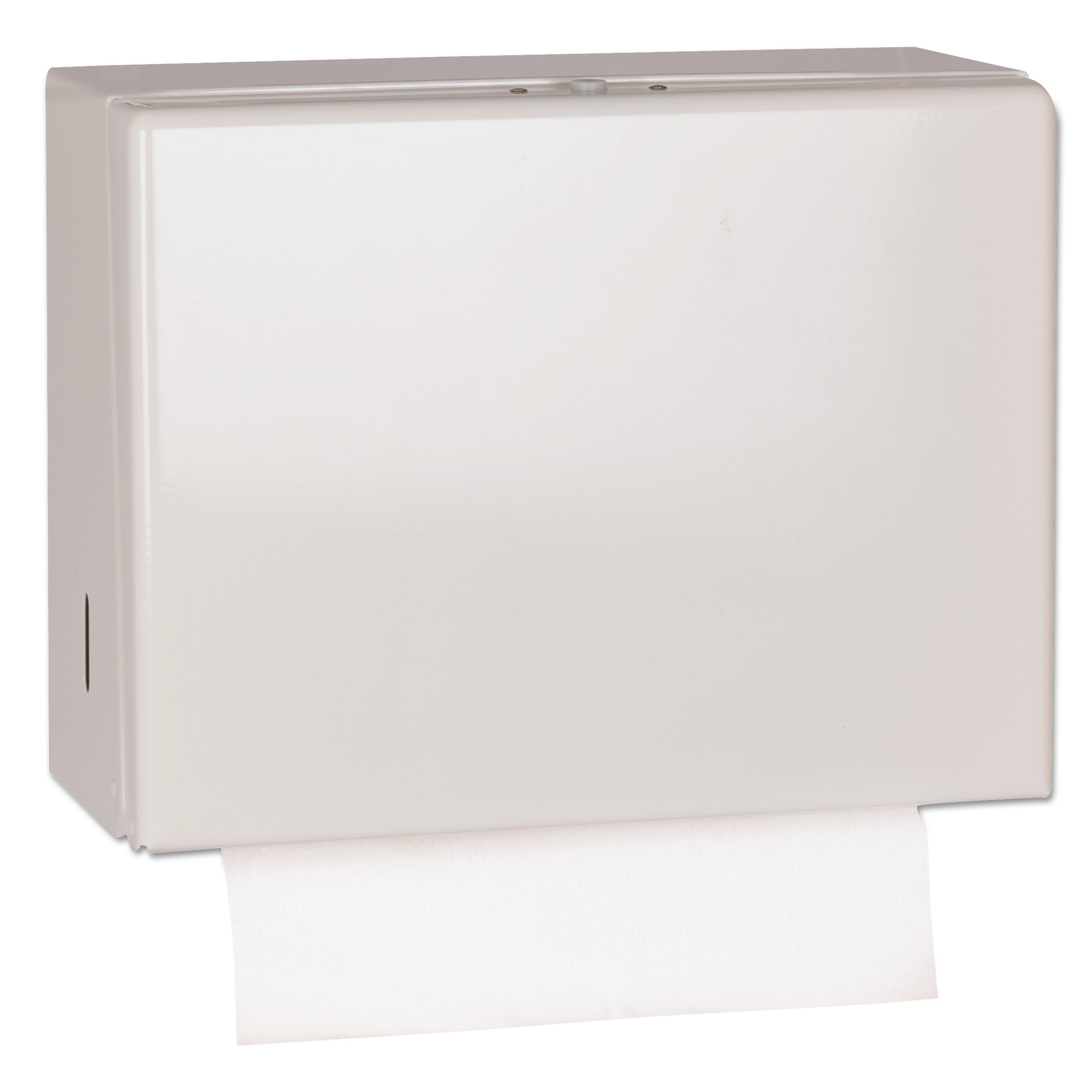 Singlefold Hand Towel Dispenser, 11.75" x 5.75" x 9.25", White