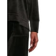 thumbnail image 3 of Time and Tru Women's Velour Sweatshirt, 3 of 5
