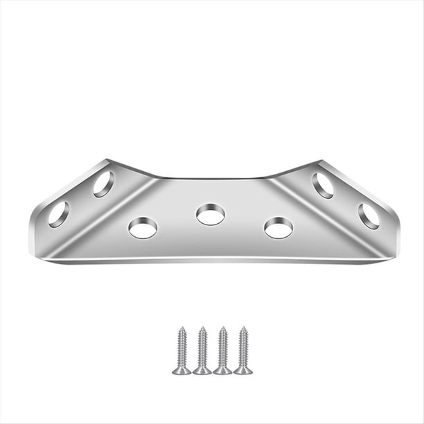 Conector de Esquina para Muebles de Ángulo de Acero Soporte de Esquina para Estante Soporte para Gabinete de Silla de Ángulo Universal