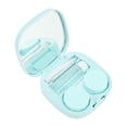 thumbnail image 2 of Unique Bargains 1 Set Contact Lens Case Simple Square Lens Storage Case Blue, 2 of 5