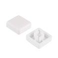 thumbnail image 1 of 20 Pcs Tapones de plástico de 12x12mm para interruptores táctiles, cubiertas de teclas blancas para interruptores táctiles de 12x12x7.3mm, 1 of 3