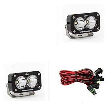 Baja Designs S2 PRO Pair UTV LED Light Spot Led Pattern