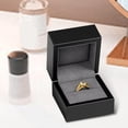 thumbnail image 3 of lionlar Jewelry Storage Box, Wood, Matte,Portable, Retro, Luxury Elegant Display Holder For Ring, 3 of 9