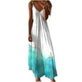 thumbnail image 2 of Qiopertar Mode Femmes Été Décontracté Robe Longue Sans Manches Col en V en Solde Livraison Gratuite à Moins de 5$ jusqu'à 90 % de Réduction, 2 of 5