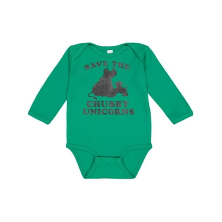 

Inktastic Save the Chubby Unicorns with Cute Rhinos Gift Baby Boy or Baby Girl Long Sleeve Bodysuit