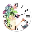 thumbnail image 2 of Designart 1 in Quartz Farmhouse Wall Clock, 2 of 5