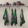thumbnail image 5 of Coolnut Mardi Gras Lily and Shimmer Beads Kitchen Dish Towel Set 1Pcs,Dishcloths Sets Fast Drying Kitchen Towels Tea Towels Gift Set for Drying Cleaning Cooking Baking266 Wash cloth, 5 of 7
